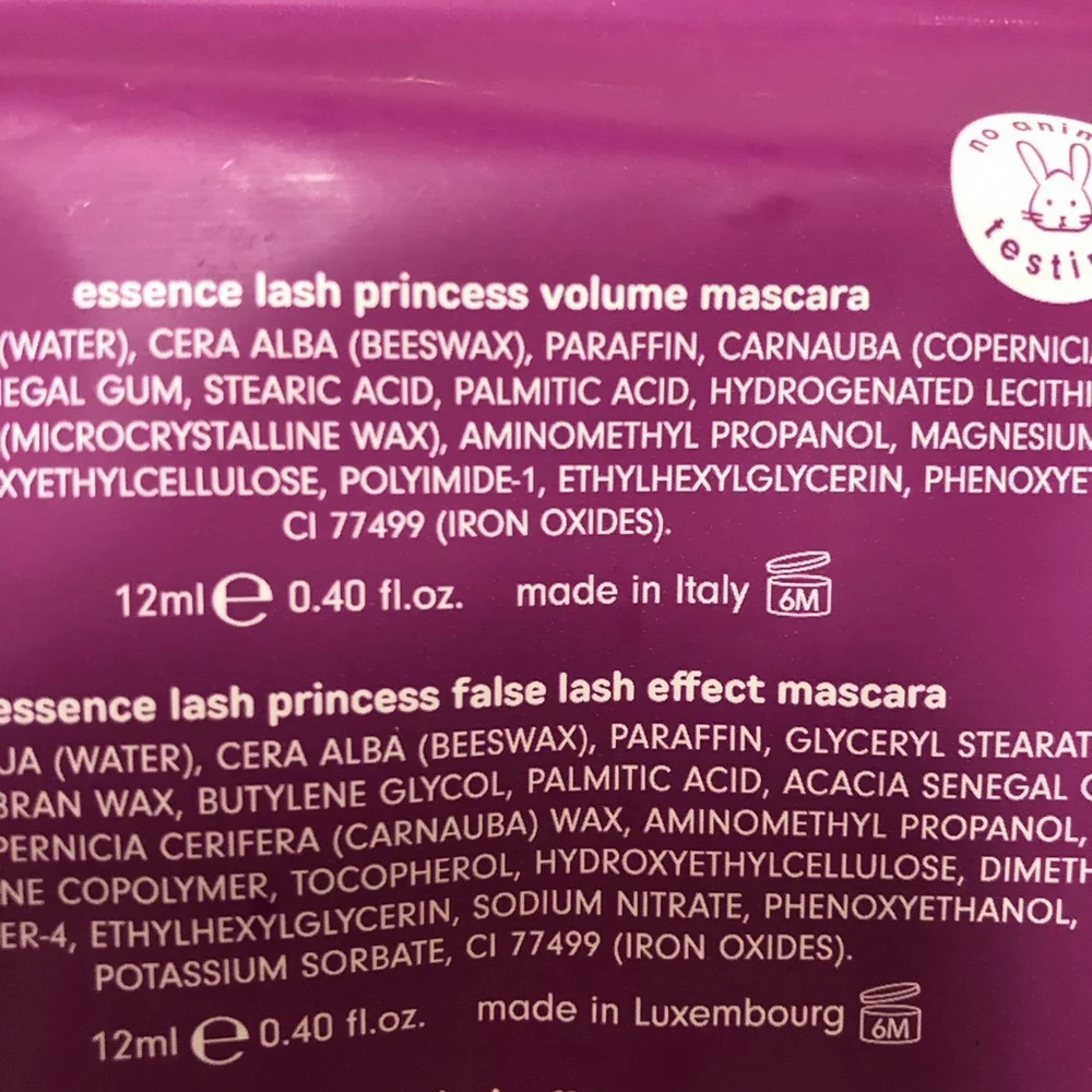 Essence Lash Princess Mascara set lot of 4 NWT